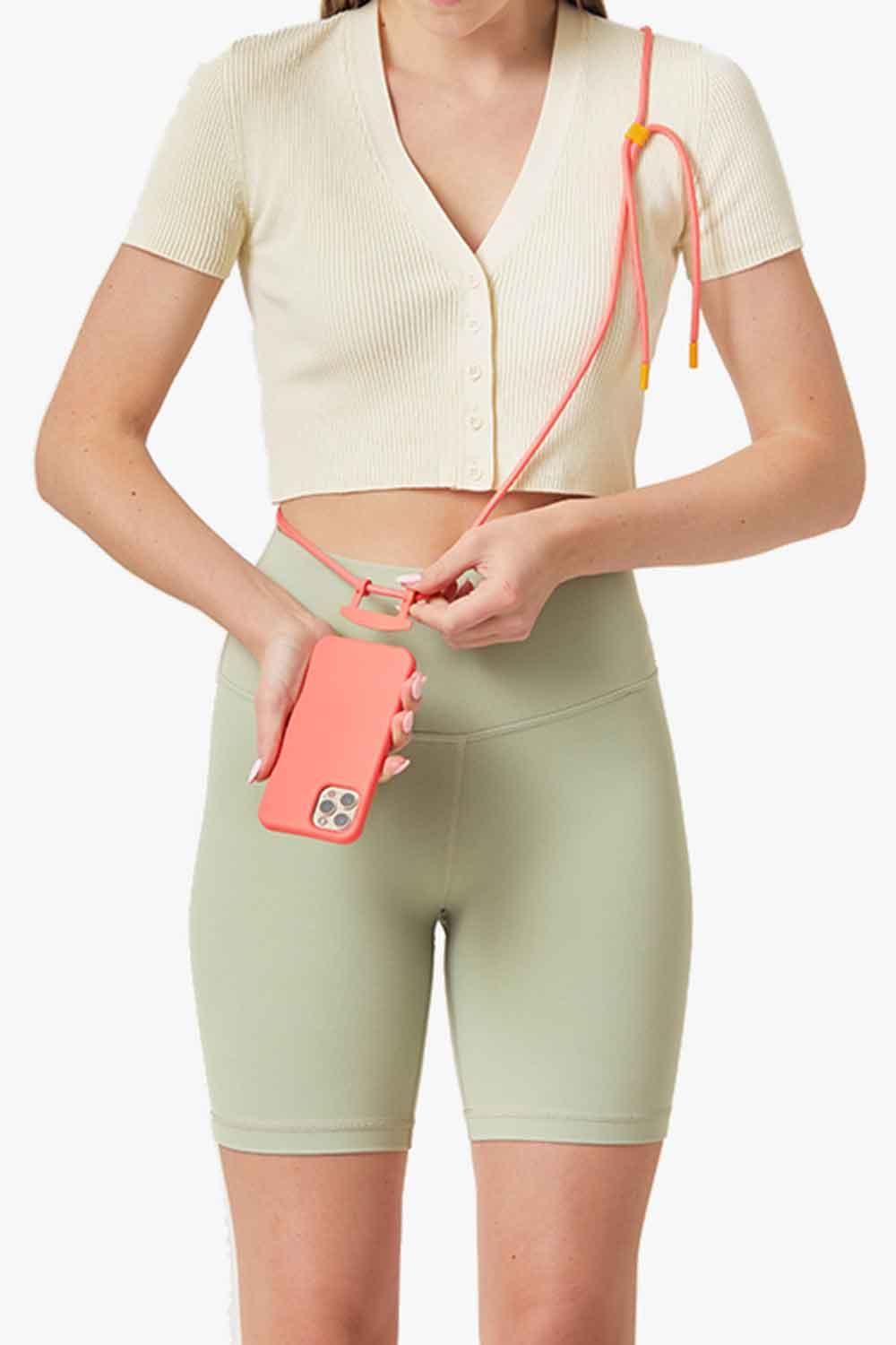 Bonibi-Askılı Telefon Kılıfı Coral/Tangerine-Telefon Kılıfı-1-roqelvaxirum.shop