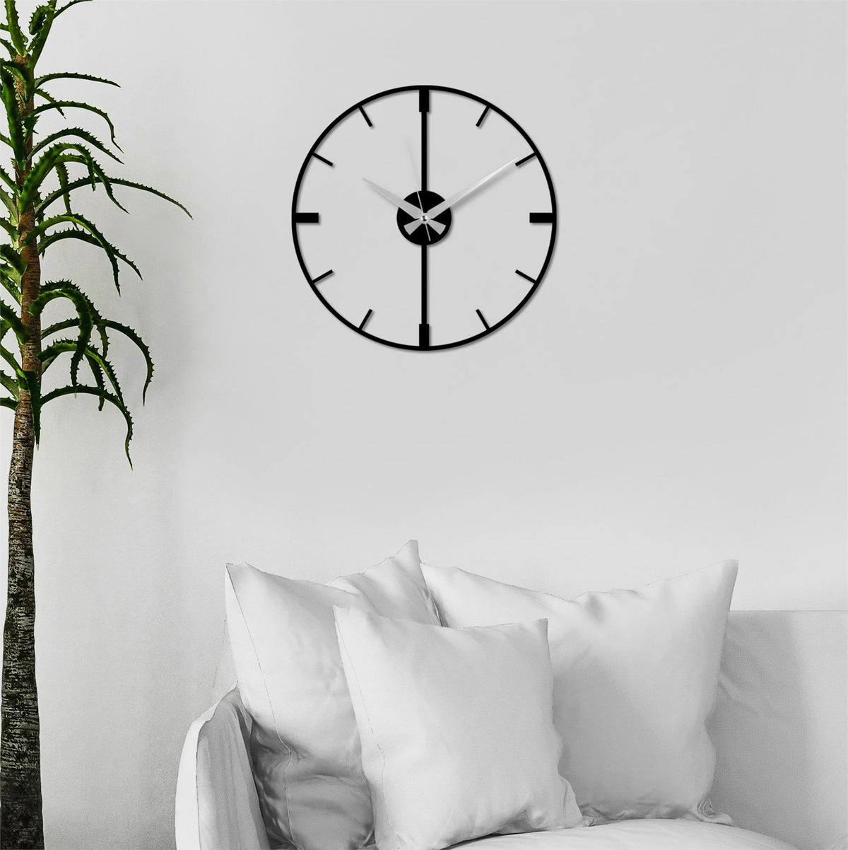 Watch-065 Dekoratif Metal Duvar Saati 