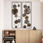 Bys-124-A Dekoratif 2'Li Metal Duvar Tablosu 