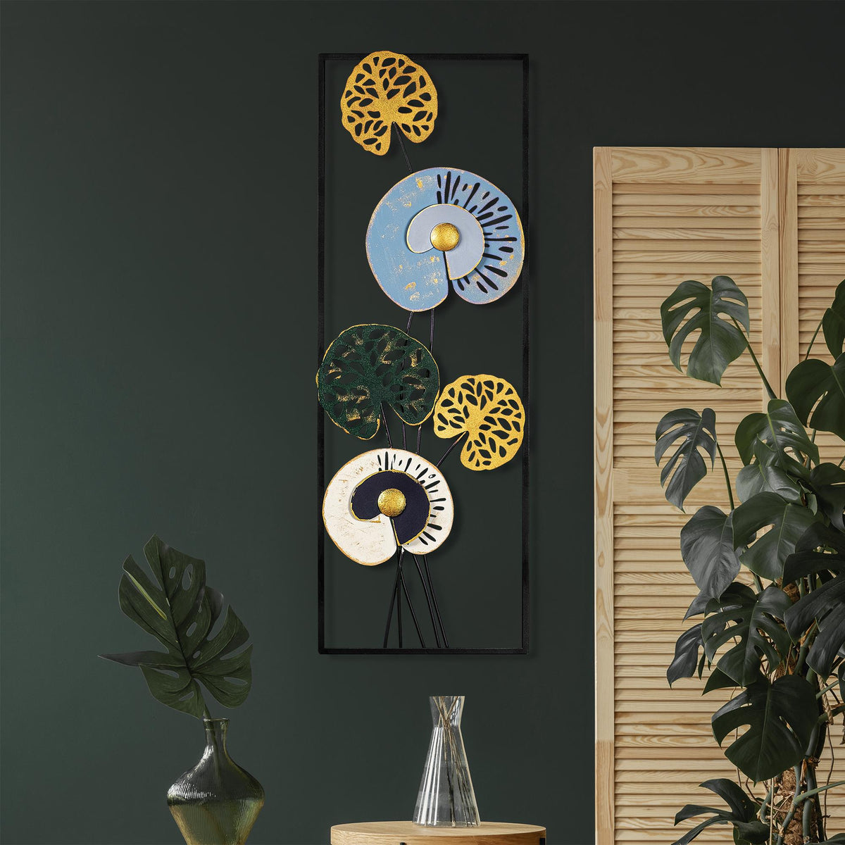 Bys-078-B Dekoratif Metal Duvar Tablosu 