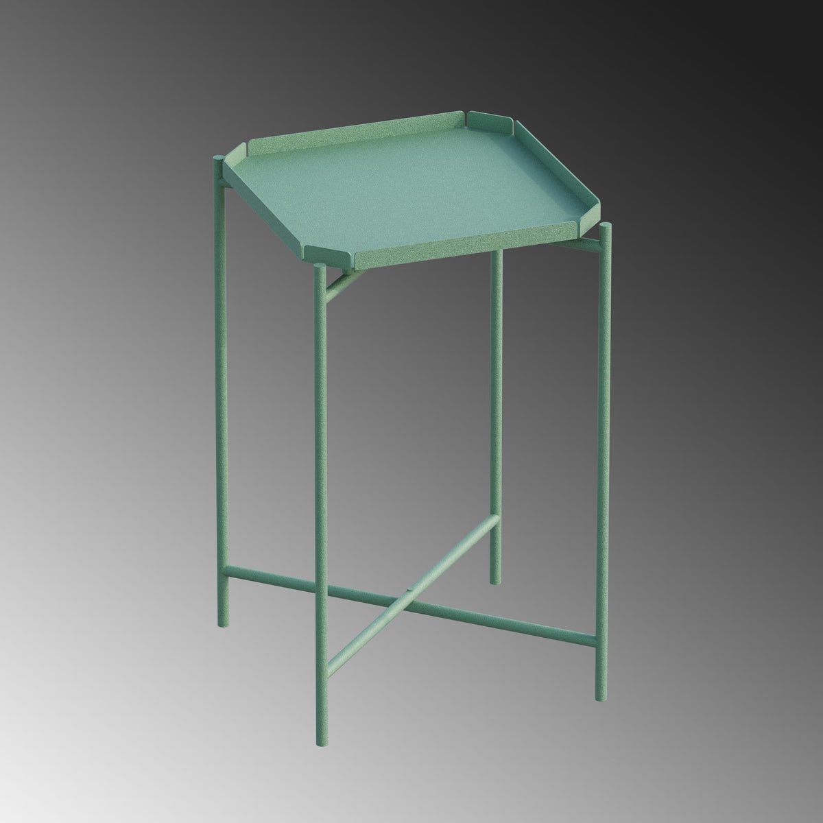 Shb-008-D Dekoratif Metal Sehpa 