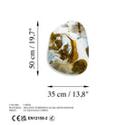 Uv-1115 Baskılı Cam Amorf Duvar Tablosu 