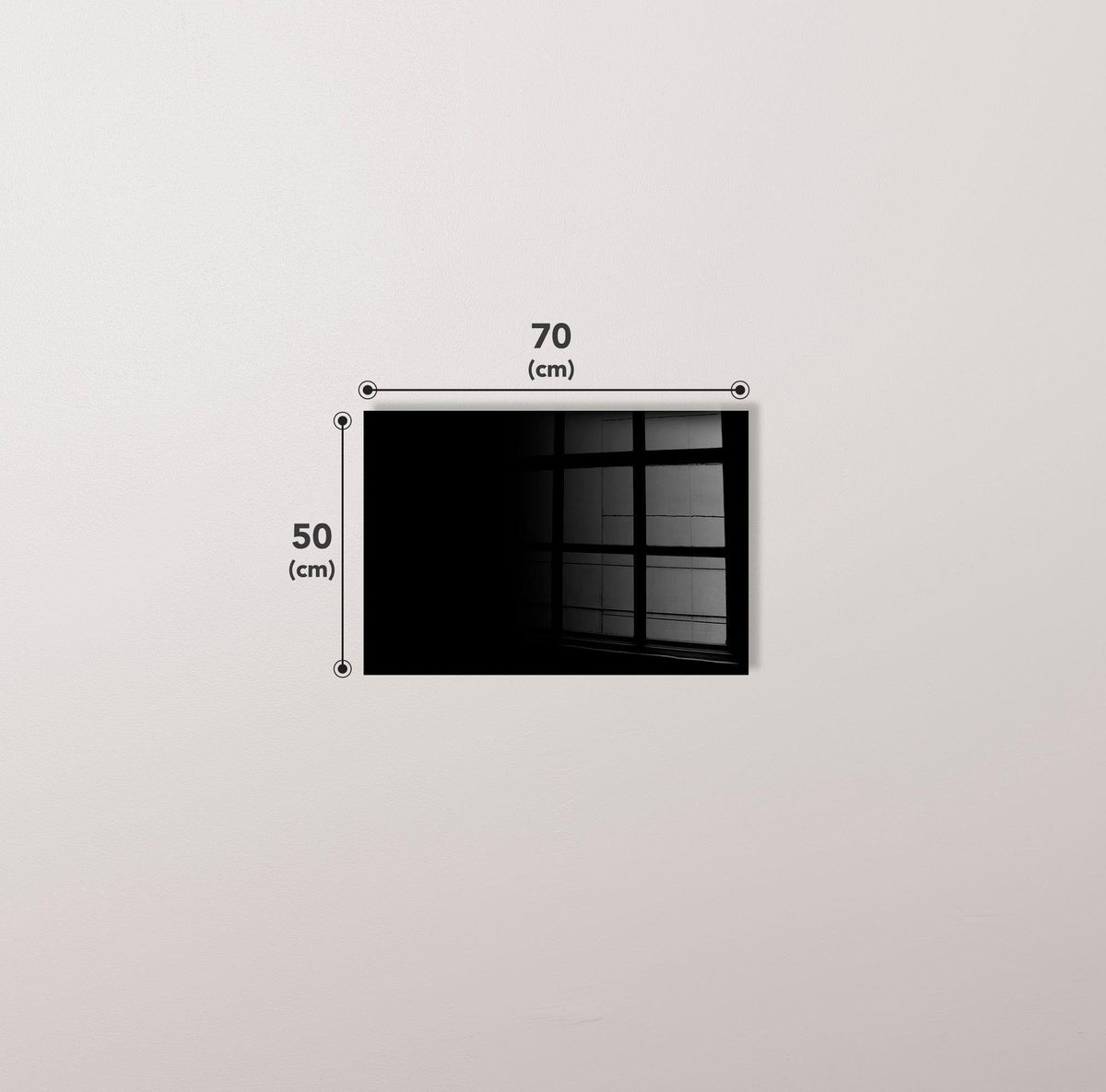 Uv-019 Baskılı Cam Dikdörtgen Duvar Tablosu 