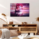 Uv-1214 Baskılı Cam Dikdörtgen Duvar Tablosu 