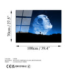 Uv-098 Baskılı Cam Dikdörtgen Duvar Tablosu 