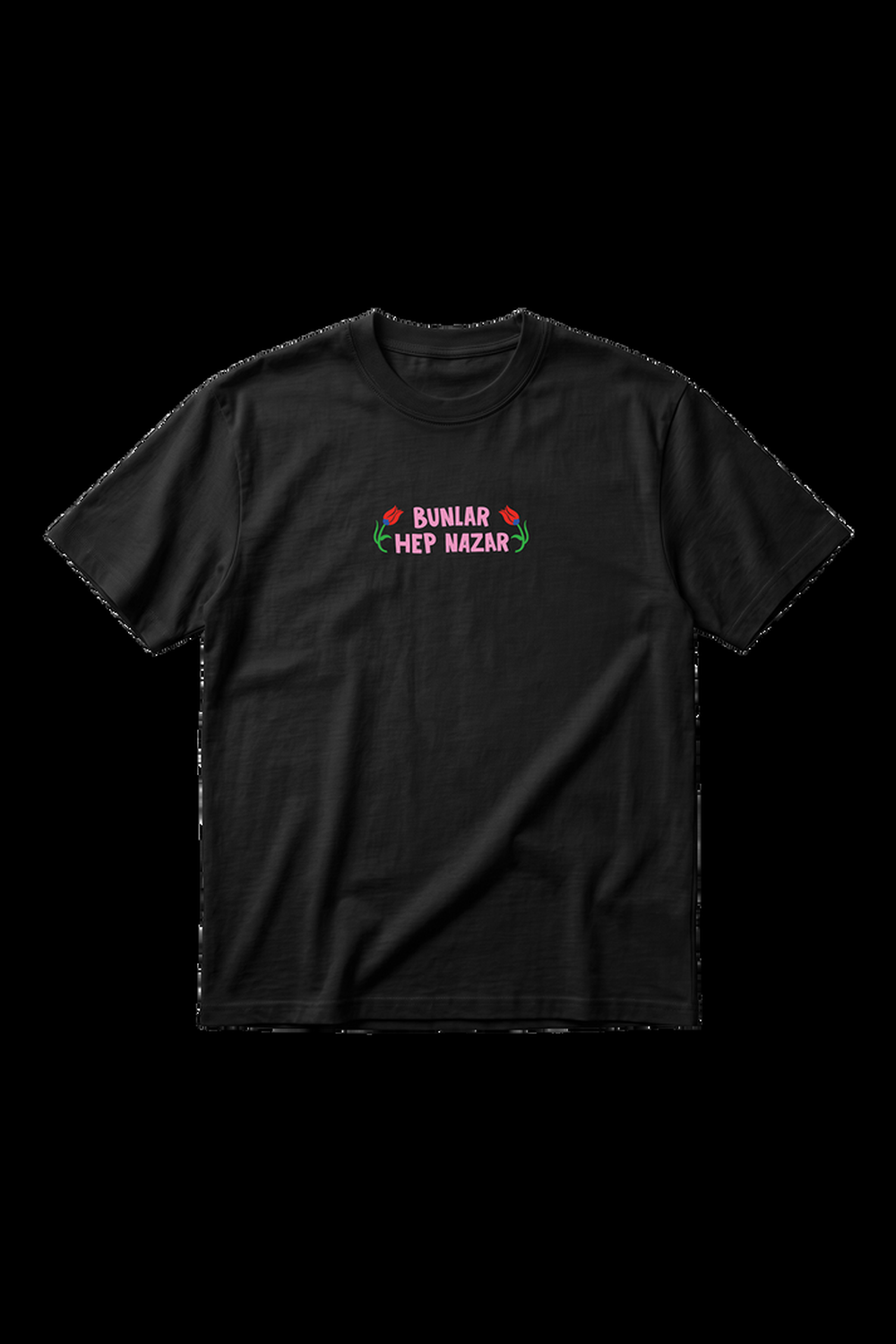 Bunlar Hep Nazar Unisex Oversize Tshirt - 1