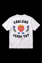 Gönlünü Ferah Tut Unisex Oversize Tshirt - 2