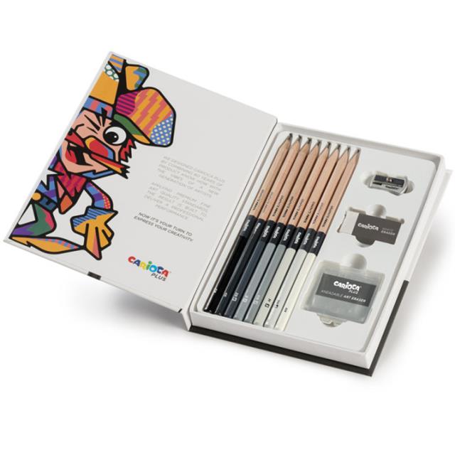 Carioca-Plus Özel Kutusunda Çizim Seti-Çizim Kalemleri-1-roqelvaxirum.shop