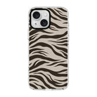 Espresso Zebra-Clear Kılıf Magsafe Özellikli - Iphone 15