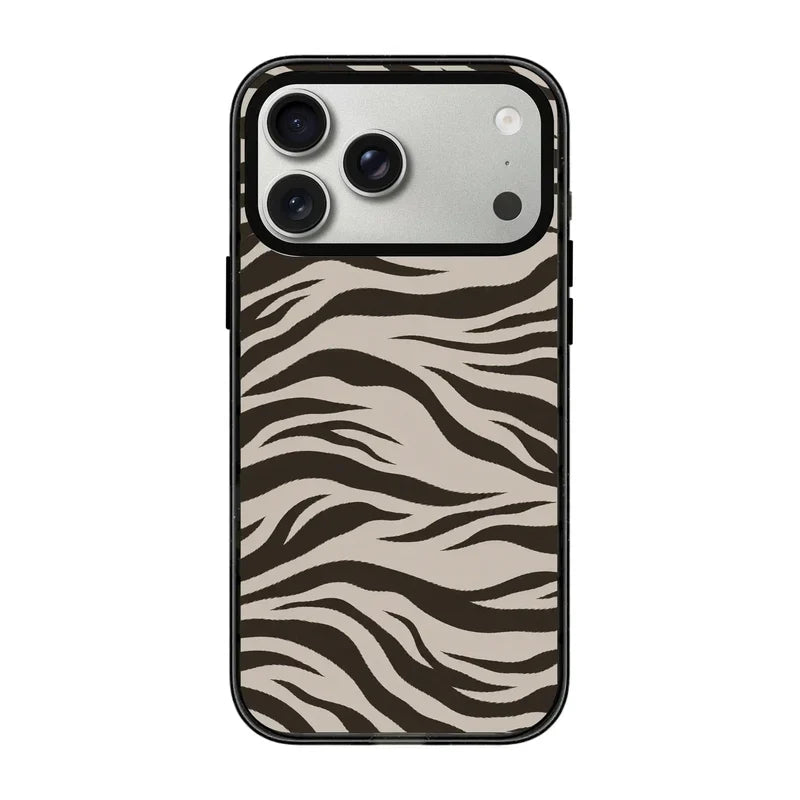 Espresso Zebra-Power Kılıf - Iphone 17 Pro Max