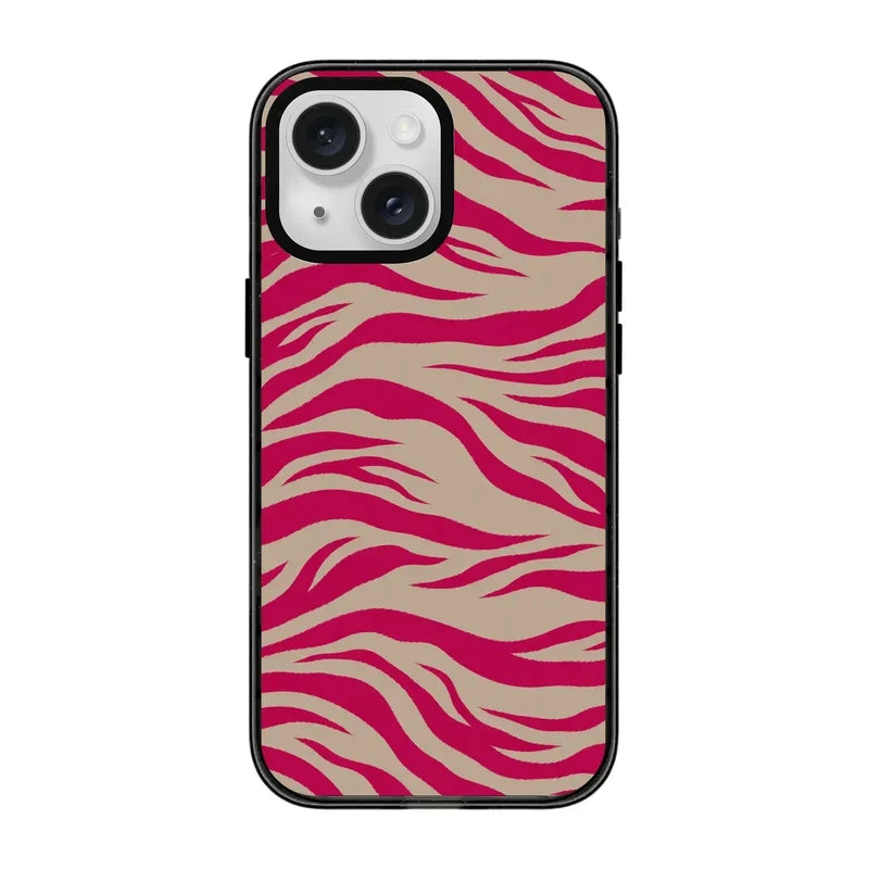 Fuchsia Zebra-Power Kılıf - Iphone 16E