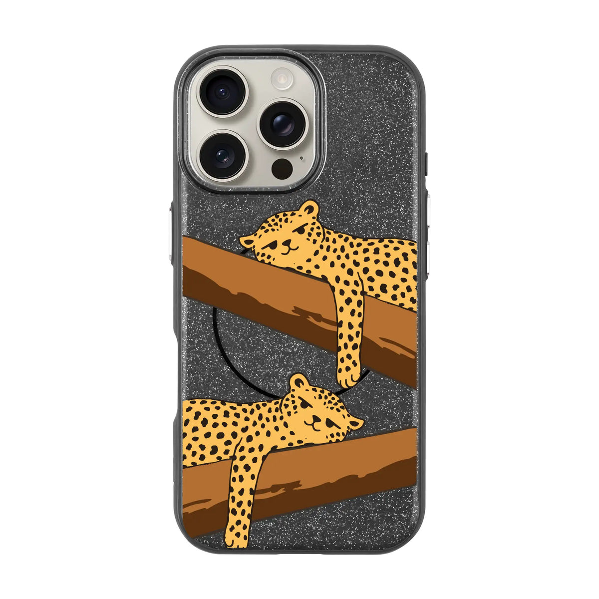 Leopard Siesta-Radiant Kılıf Magsafe Özellikli - Iphone 16 Pro Max