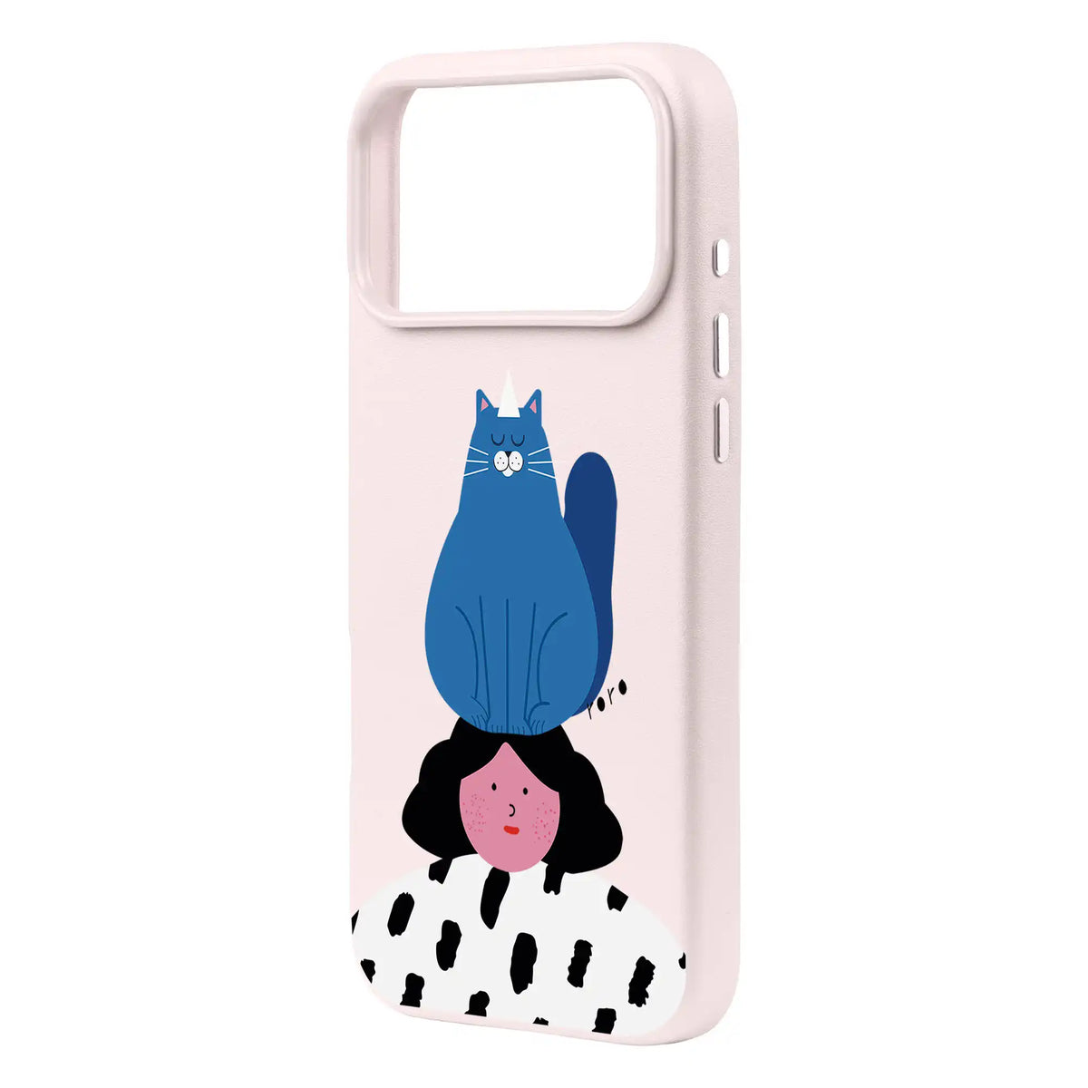 Naughty Cat-Signature Leather Kılıf Magsafe Özellikli - Iphone 17