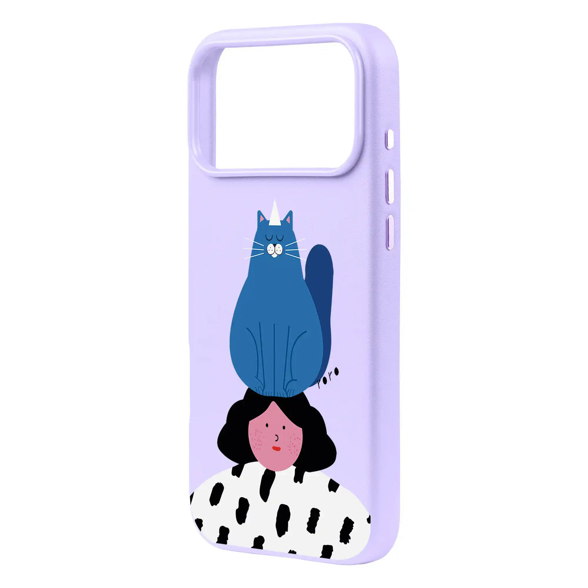 Naughty Cat-Signature Leather Kılıf Magsafe Özellikli - Iphone 17