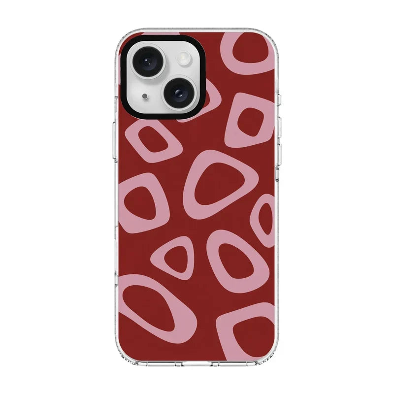 Rosy Loops-Clear Kılıf Magsafe Özellikli - Iphone 17E