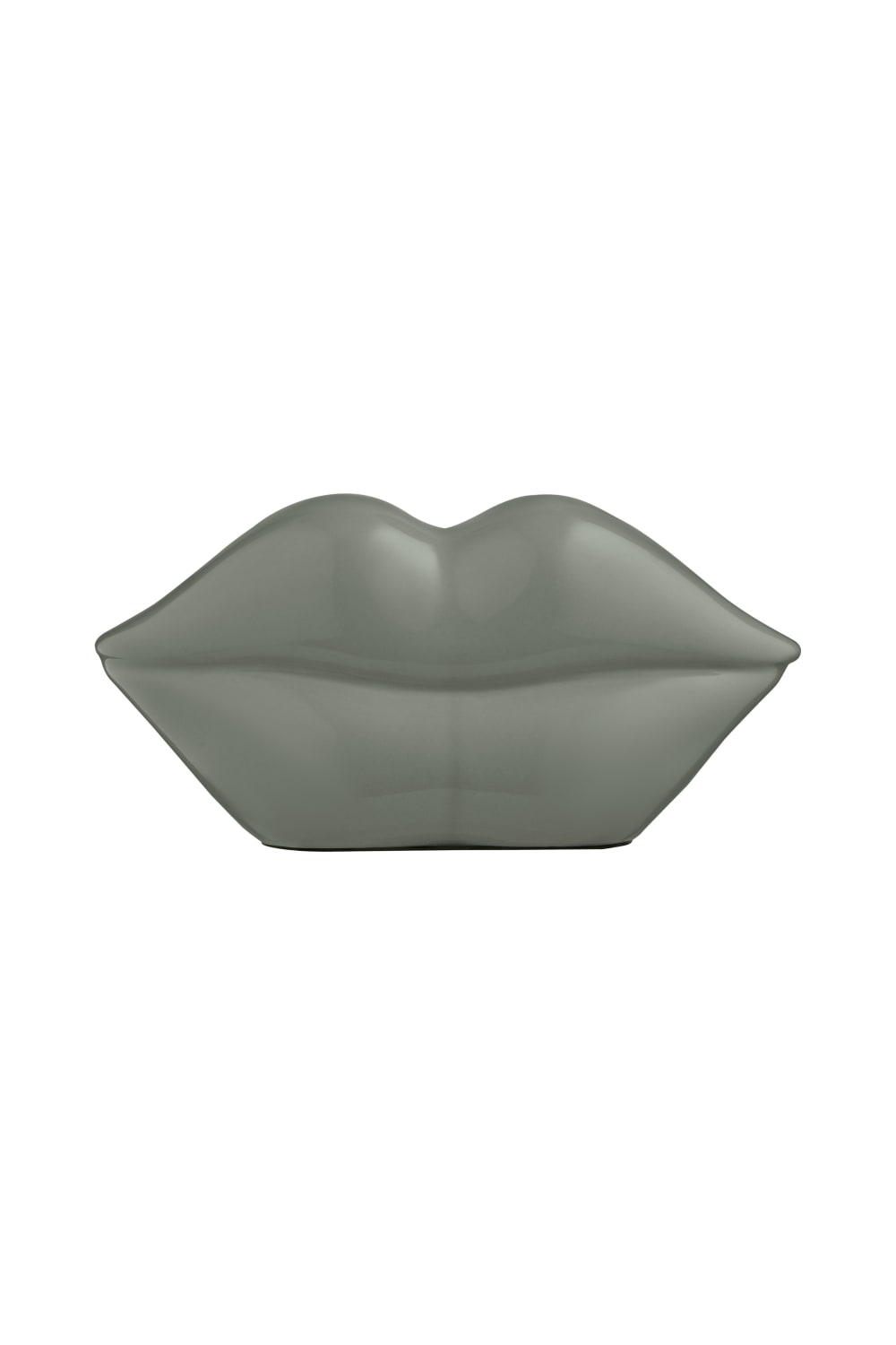 Casi Paped-Big Kiss - Dudak Şeklinde Dekor / Gri-Biblo-1-roqelvaxirum.shop