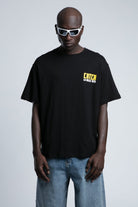 Catch-Baskılı T-Shirt - Siyah Limon Desenli-T-Shirts-3-roqelvaxirum.shop