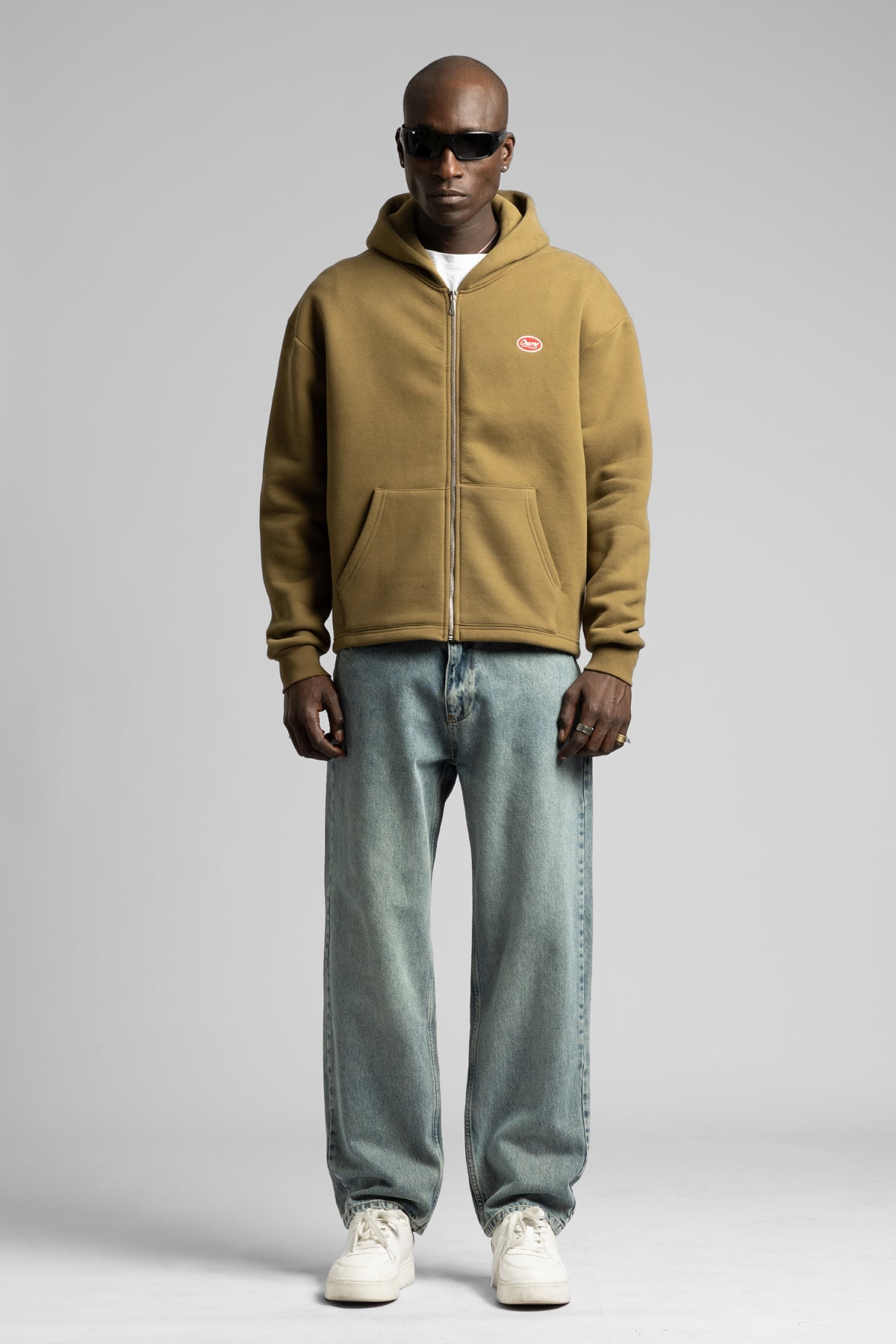 Catch-Champ Kapüşonlu Fermuarlı Sweatshirt-Sweatshirts & Hoodies-1-roqelvaxirum.shop