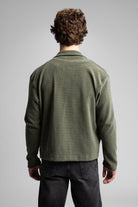 Catch-Dik Yaka Fermuarlı Fitilli Sweatshirt-Sweatshirt-4-roqelvaxirum.shop