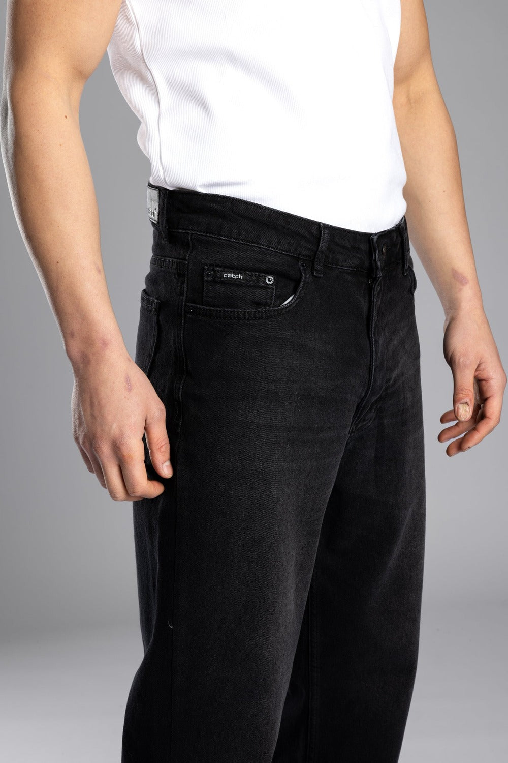 Catch-Minimal Yazı Baskılı Jean-Jean-2-roqelvaxirum.shop