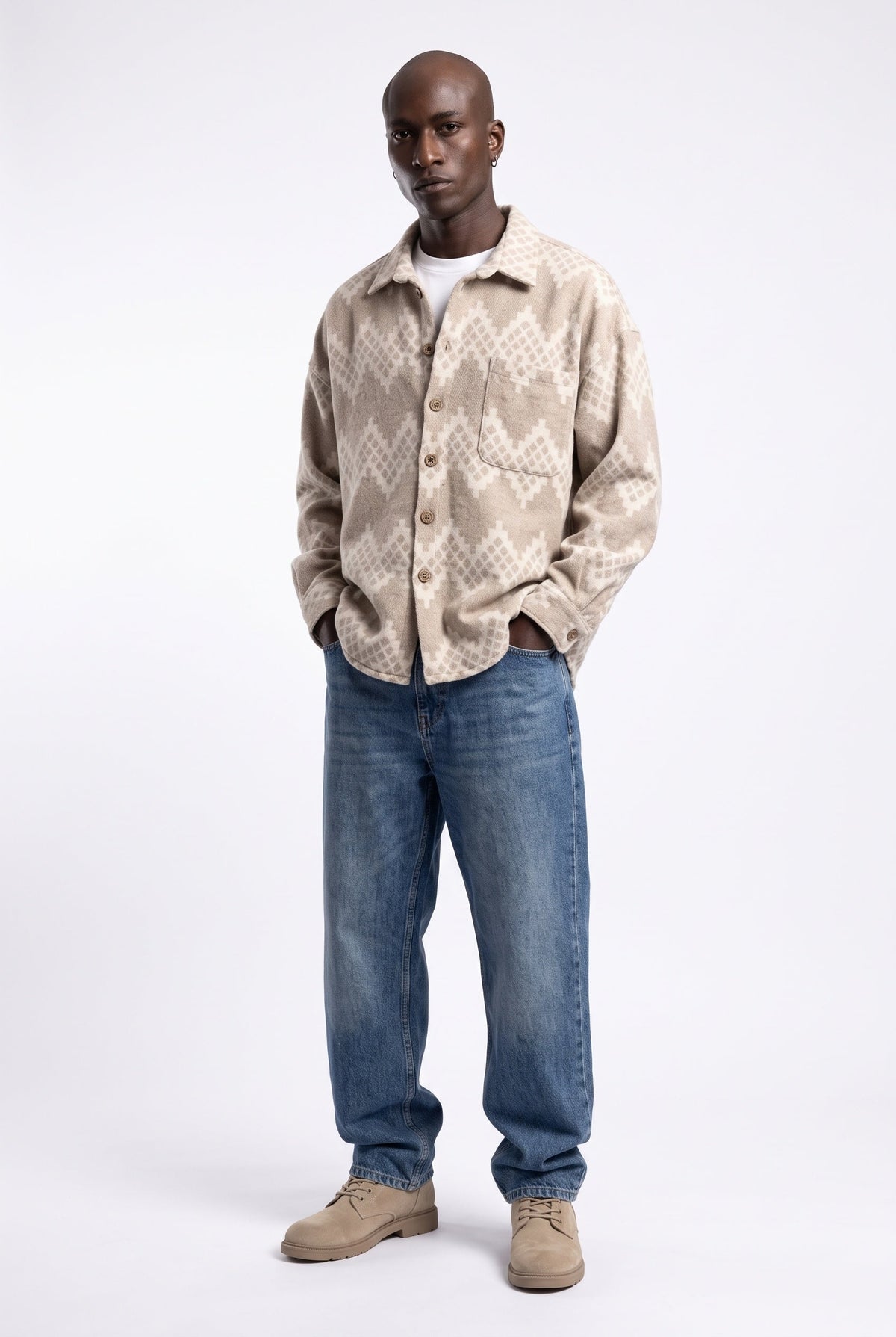 Oversize Flanel Oduncu Gömlek