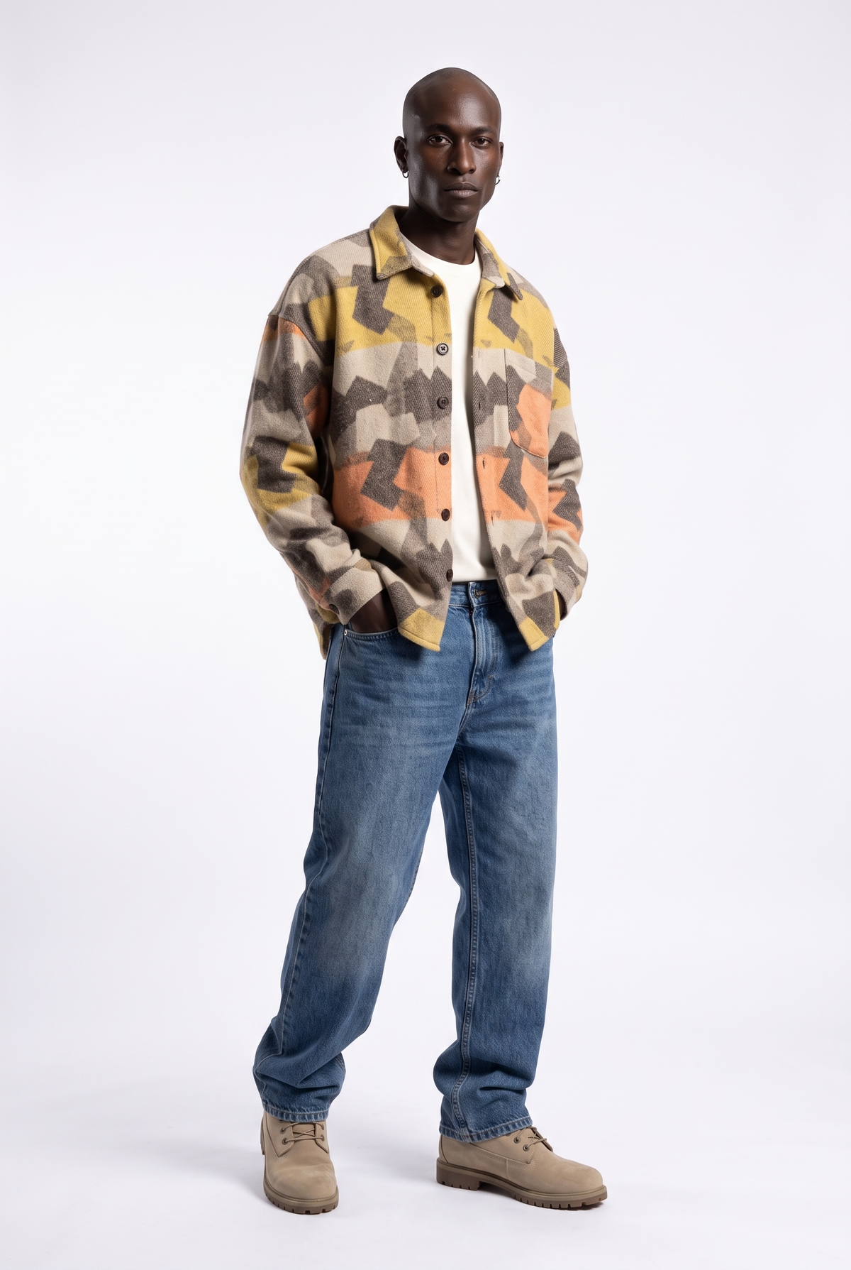 Oversize Flanel Oduncu Gömlek