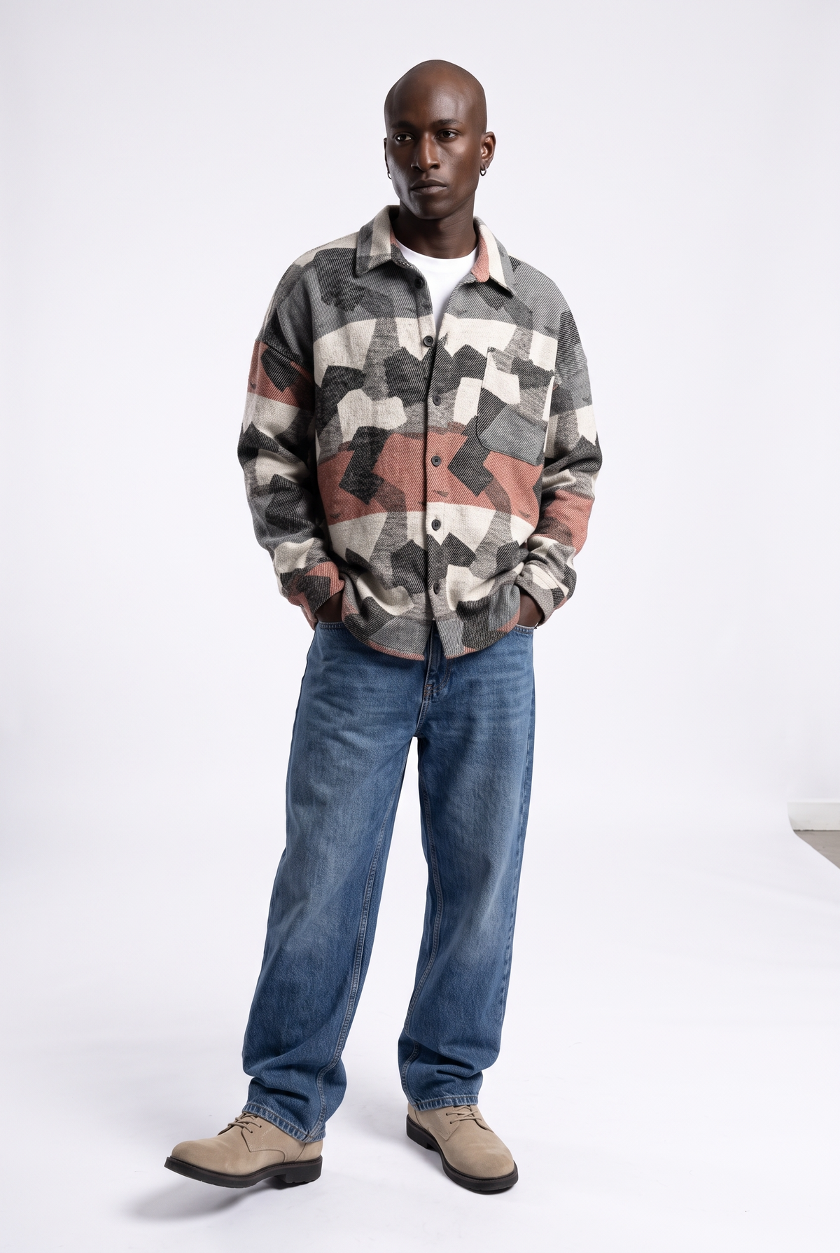 Oversize Flanel Oduncu Gömlek