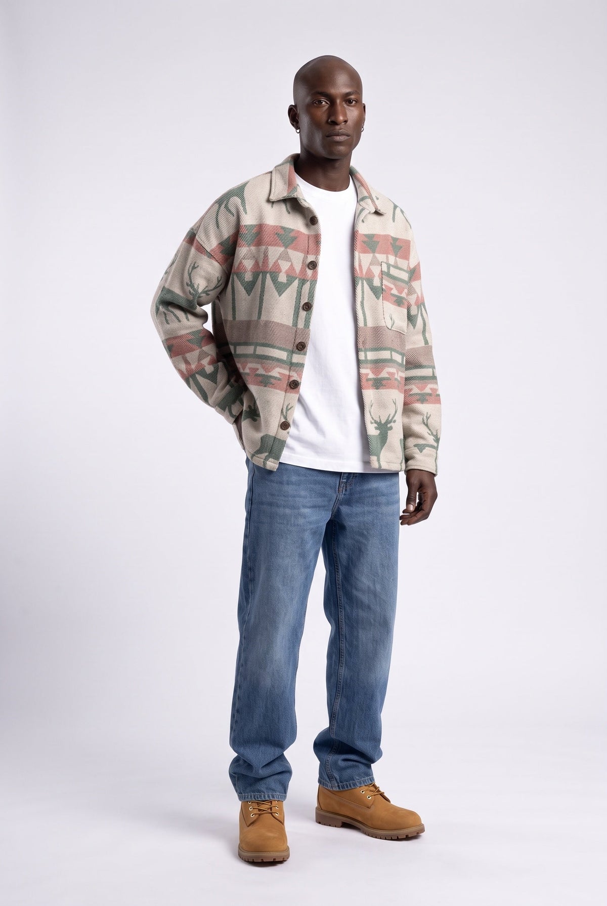 Oversize Flanel Oduncu Gömlek