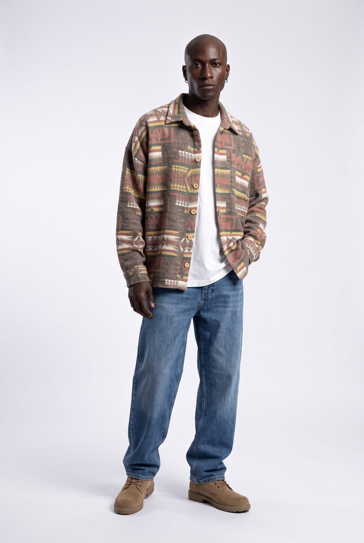 Oversize Flanel Oduncu Gömlek