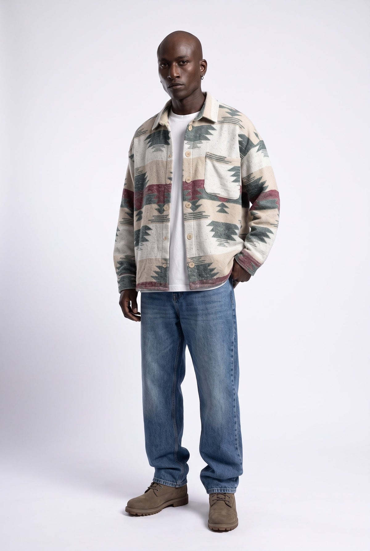 Oversize Flanel Oduncu Gömlek