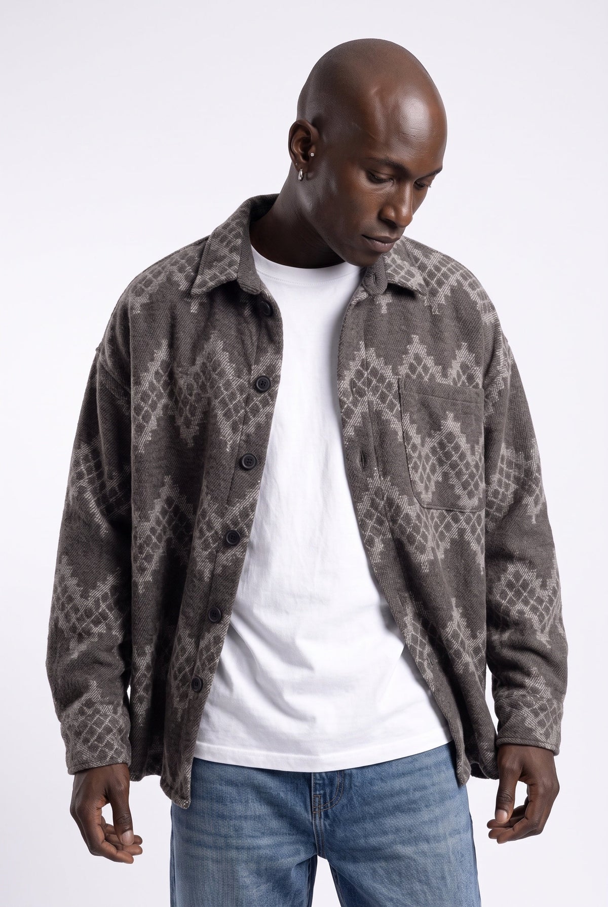 Oversize Flanel Oduncu Gömlek