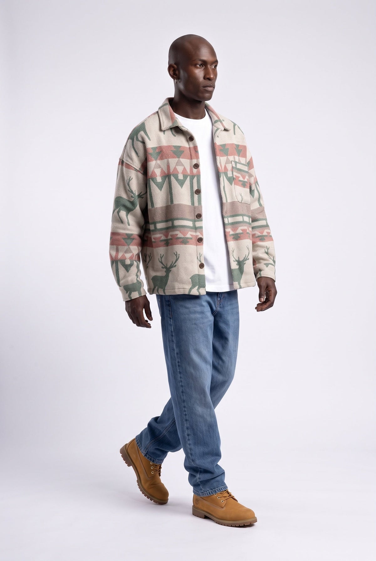 Oversize Flanel Oduncu Gömlek