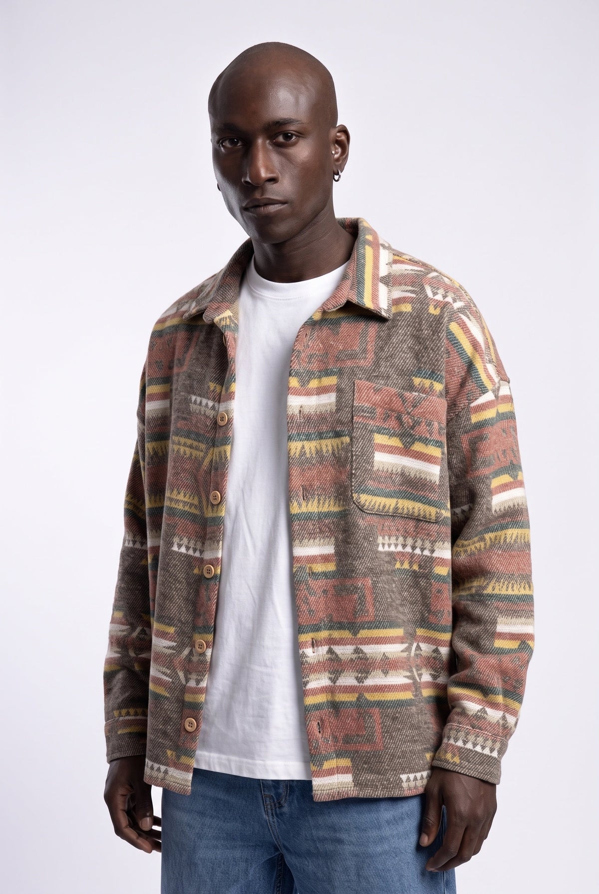Oversize Flanel Oduncu Gömlek