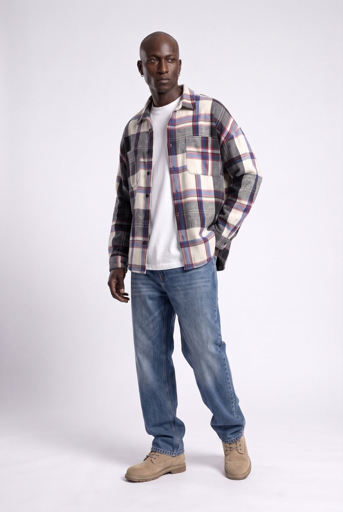 Oversize Flanel Oduncu Gömlek