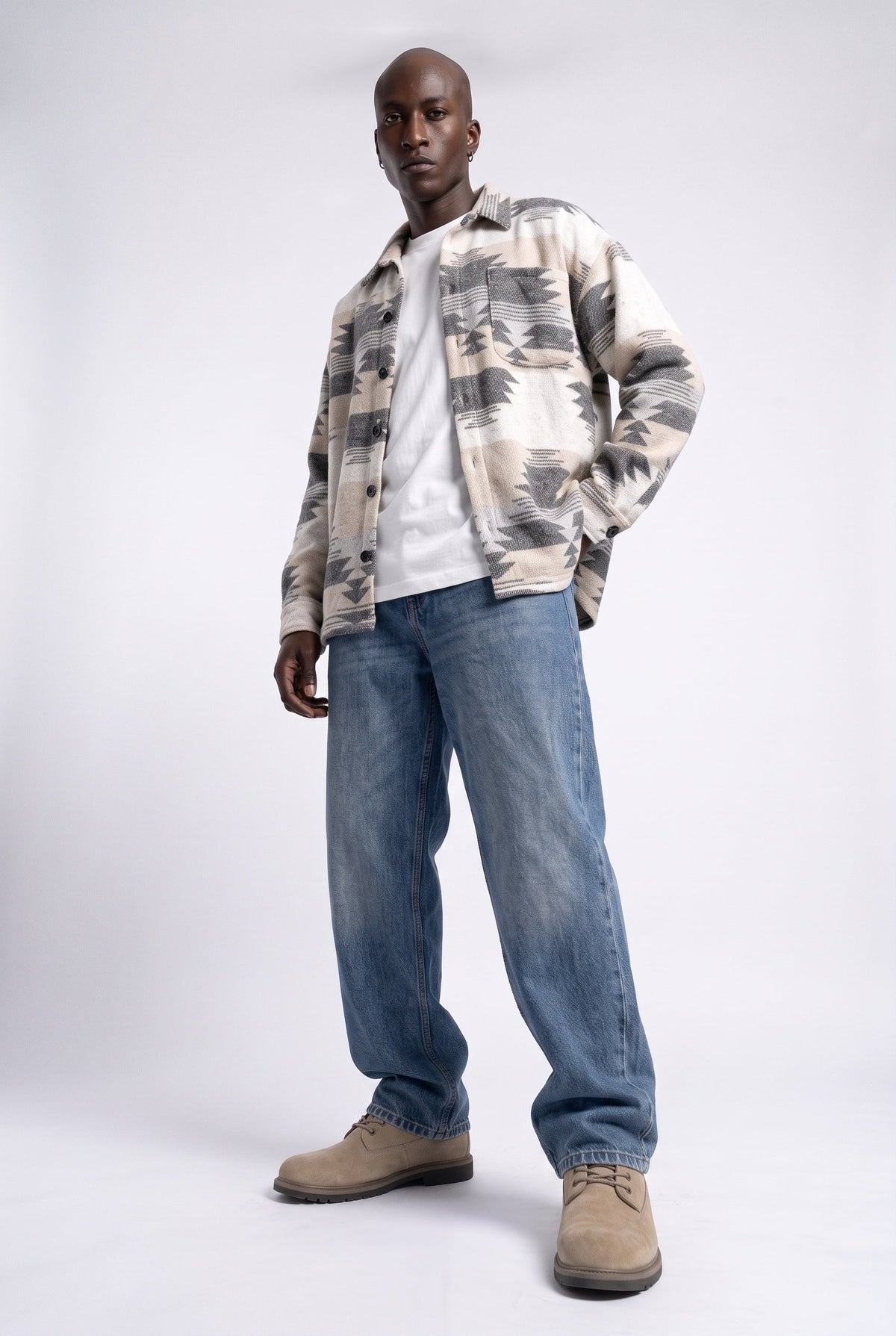 Oversize Flanel Oduncu Gömlek