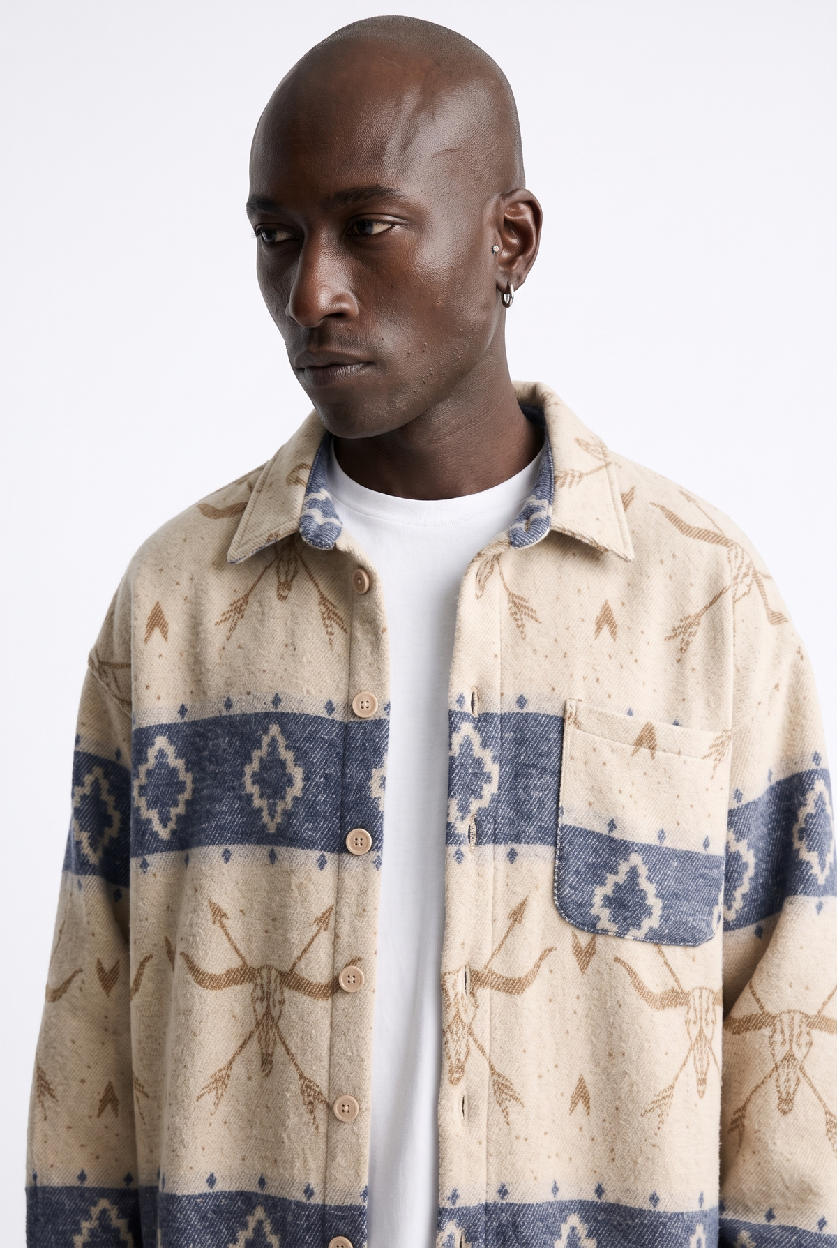 Oversize Flanel Oduncu Gömlek
