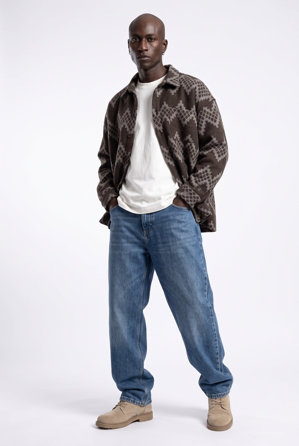 Oversize Flanel Oduncu Gömlek