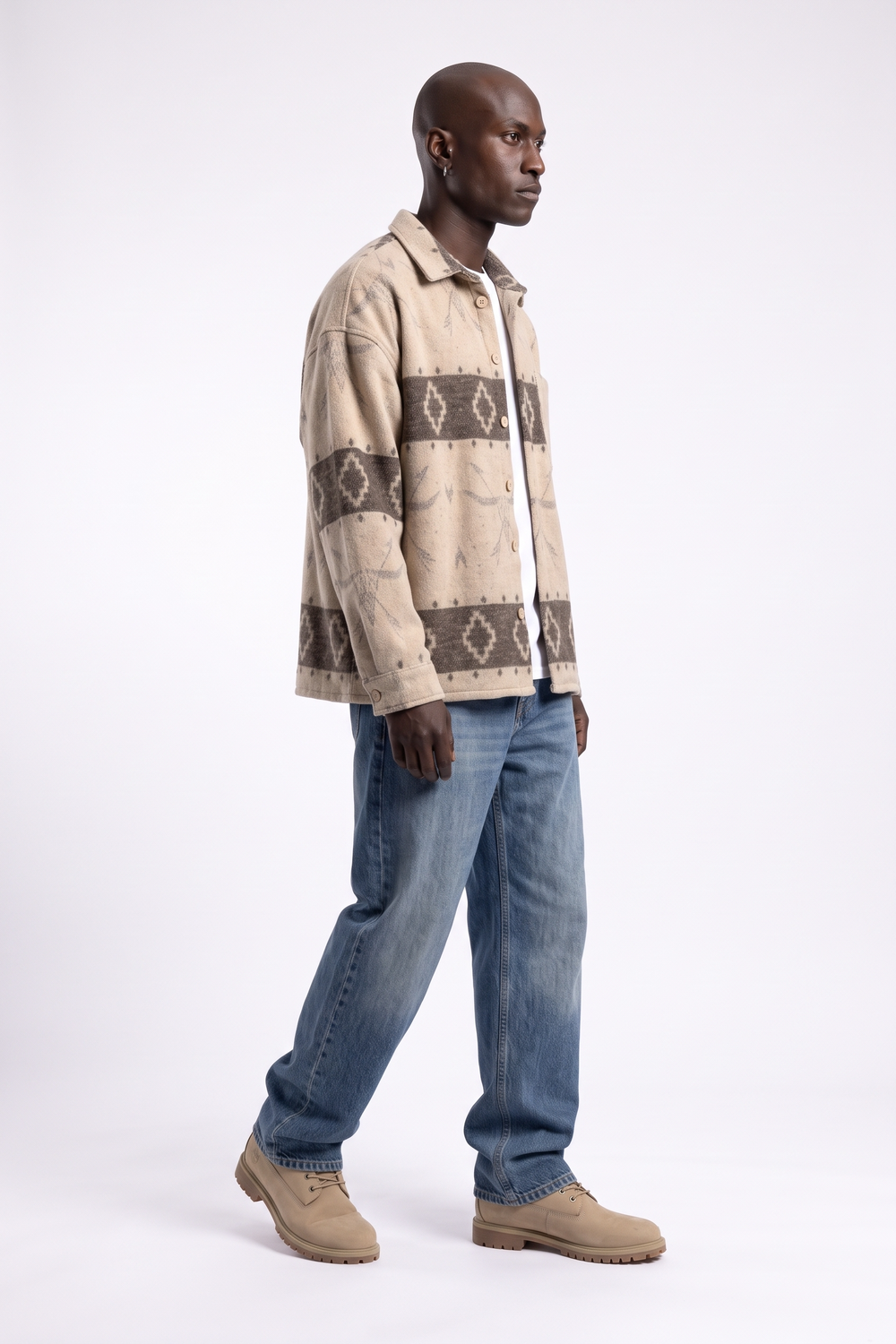 Oversize Flanel Oduncu Gömlek
