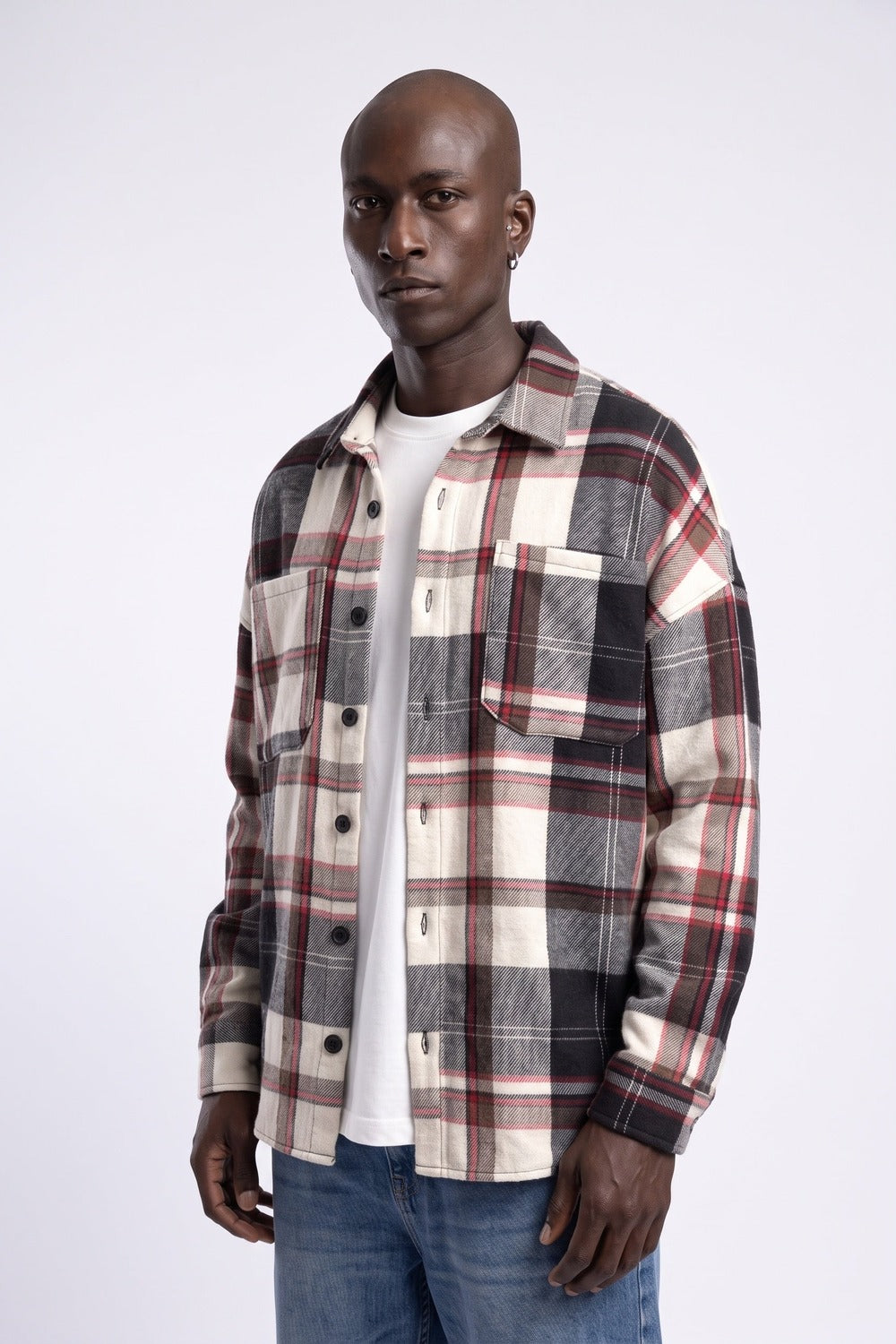 Oversize Flanel Oduncu Gömlek