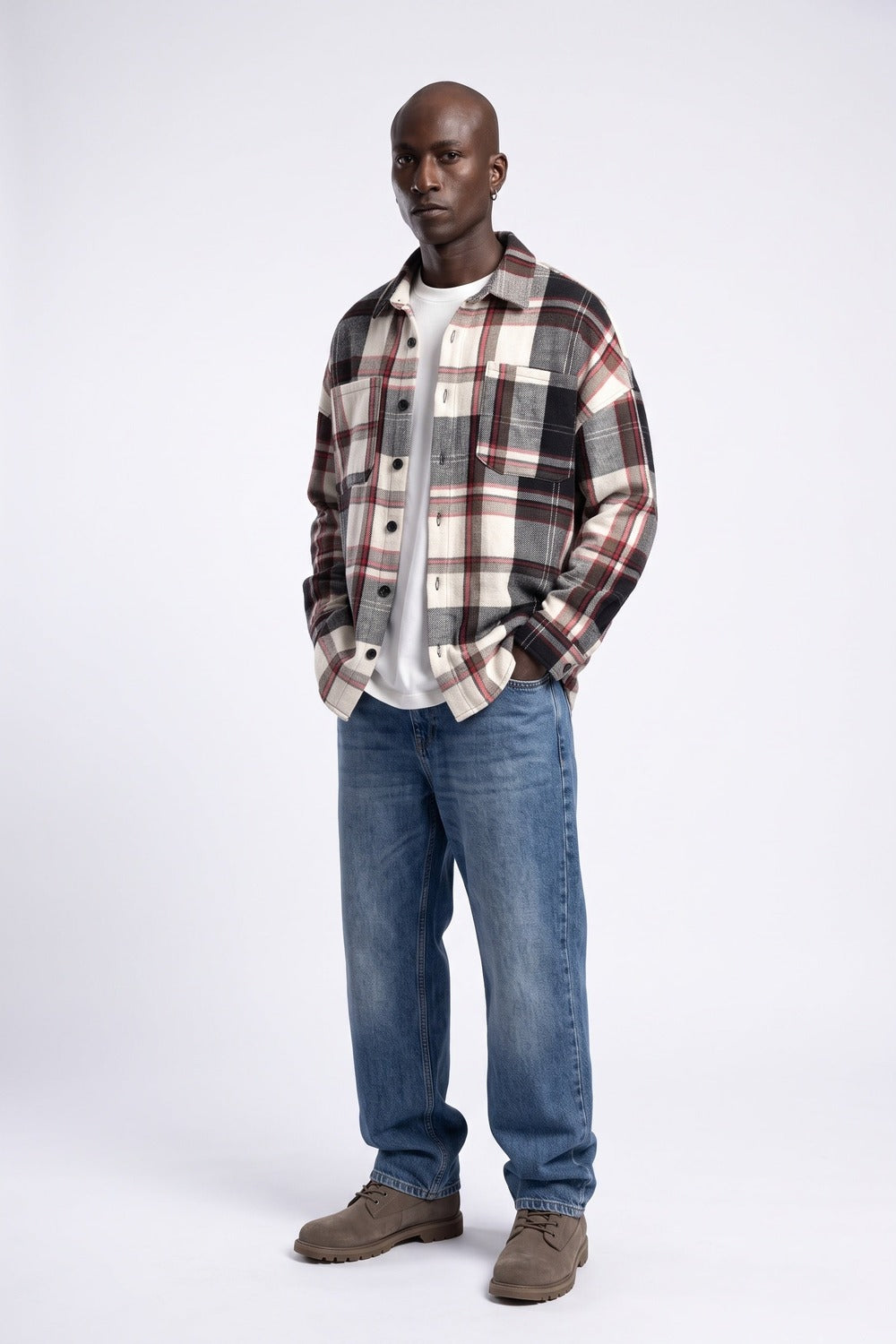 Oversize Flanel Oduncu Gömlek