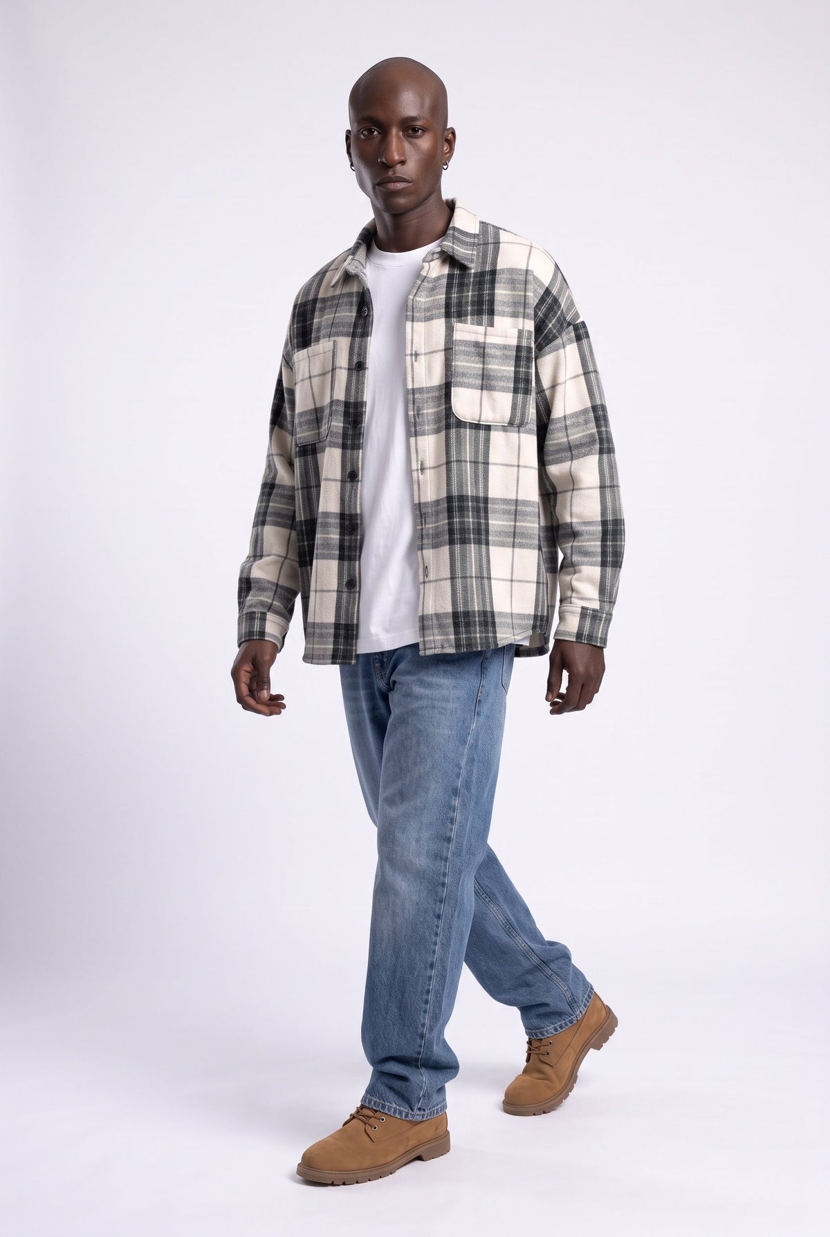 Oversize Flanel Oduncu Gömlek