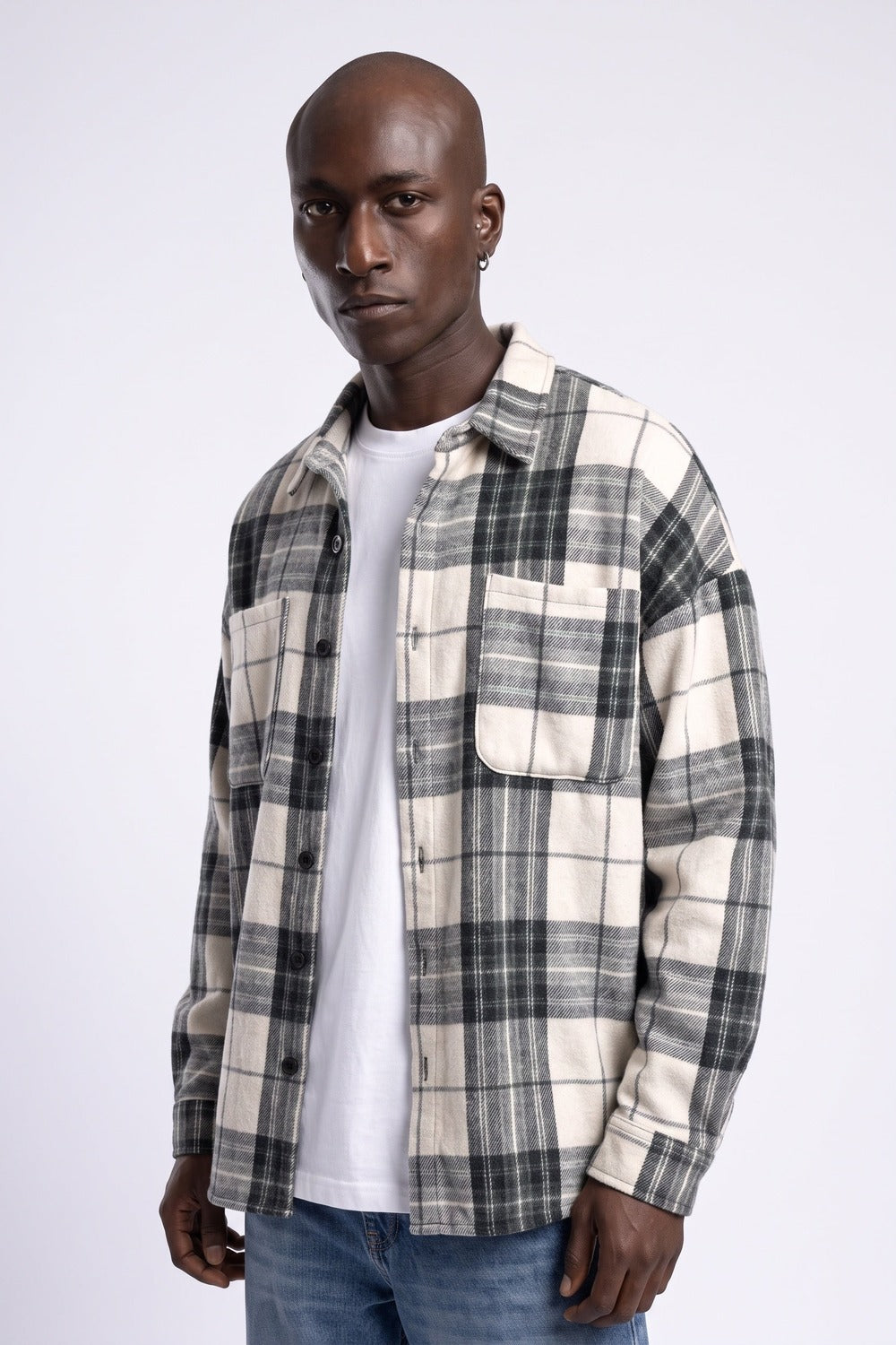Oversize Flanel Oduncu Gömlek