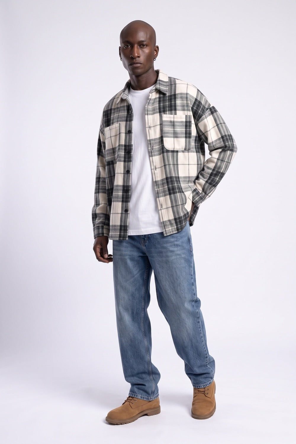 Oversize Flanel Oduncu Gömlek