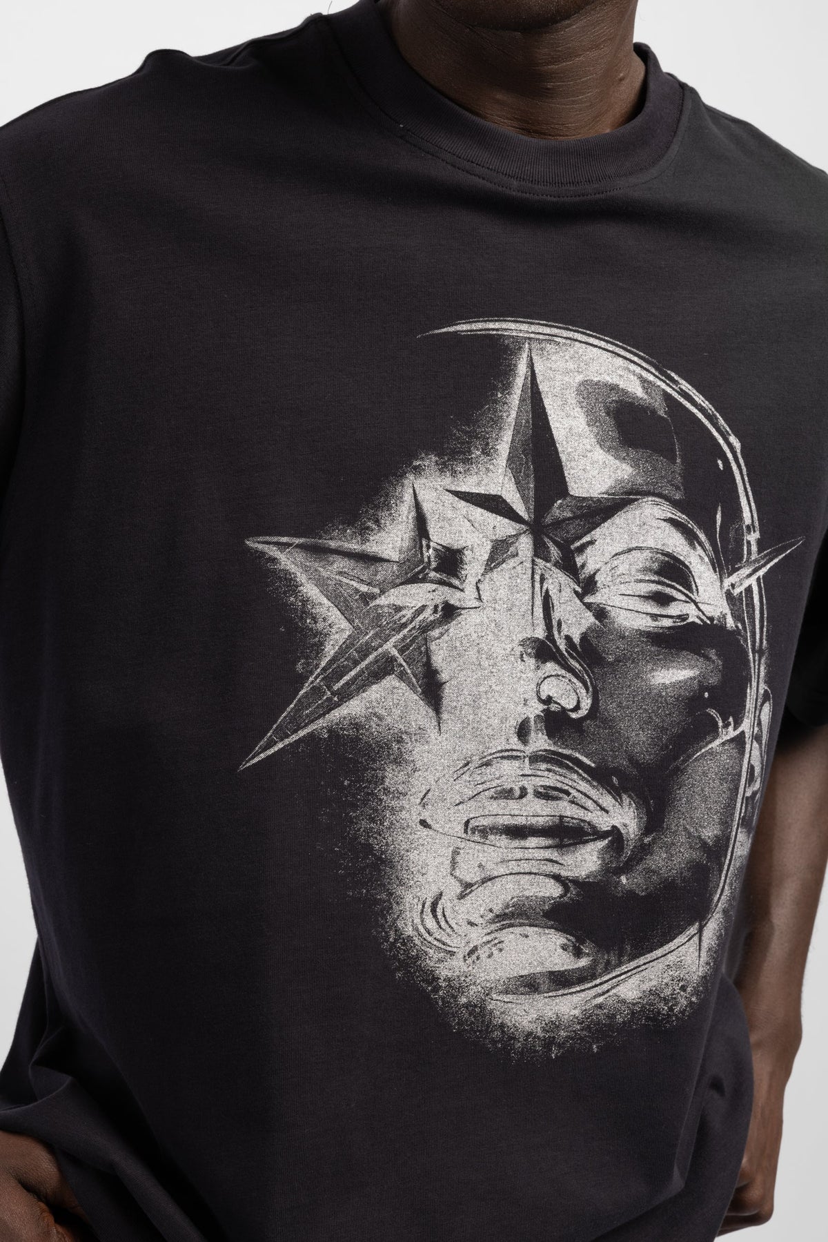 Silver Yüz Baskılı T-Shirt