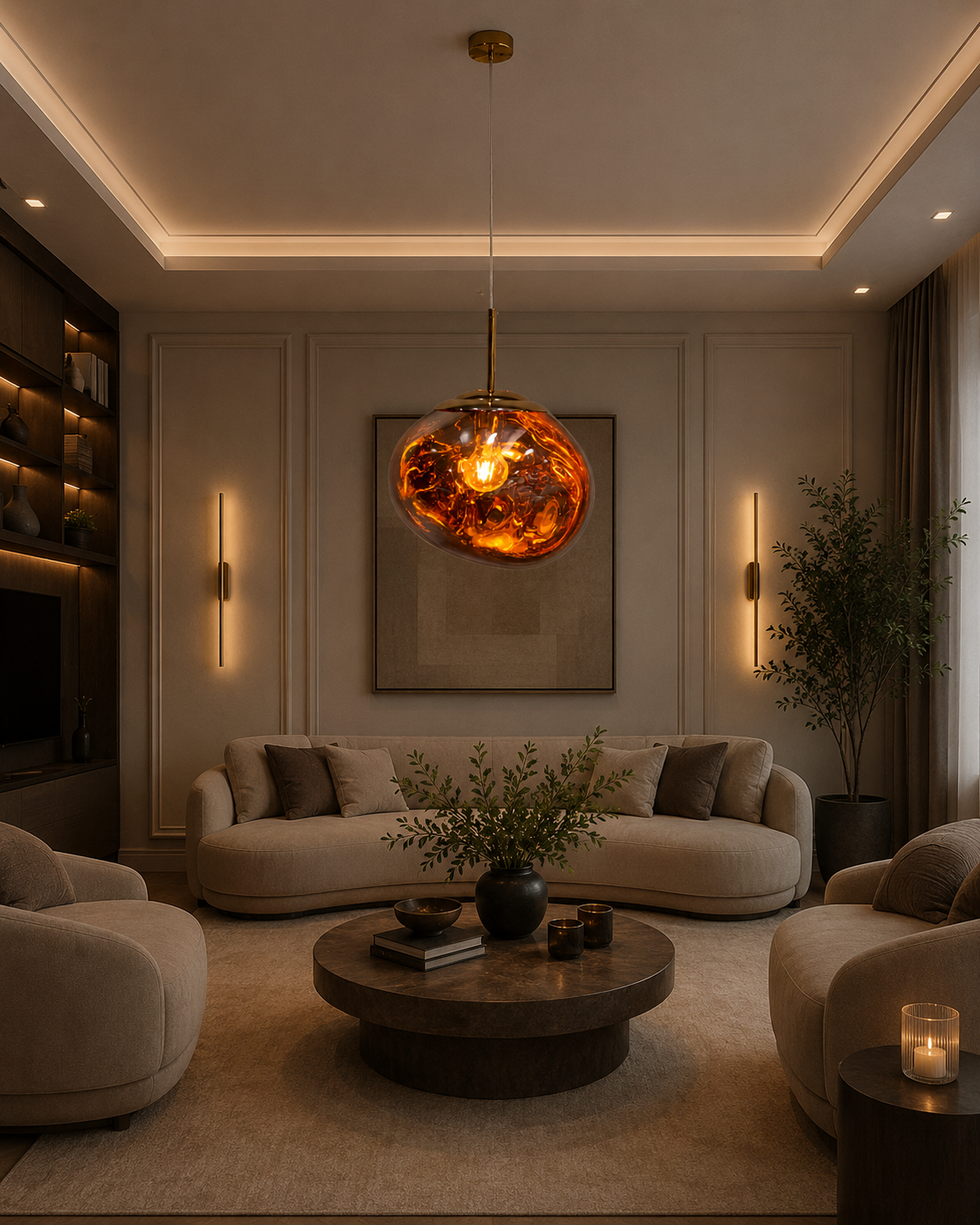 Lumiana-Gent Sarkıt-Bakır-Avize-10-roqelvaxirum.shop