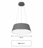 Lumiana-Liano Sarkıt Avize Renk:Gri-Beyaz-Avize-5-roqelvaxirum.shop