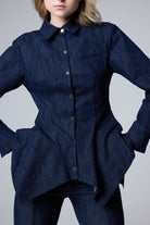 Denim Görünümlü Gömlek - 2