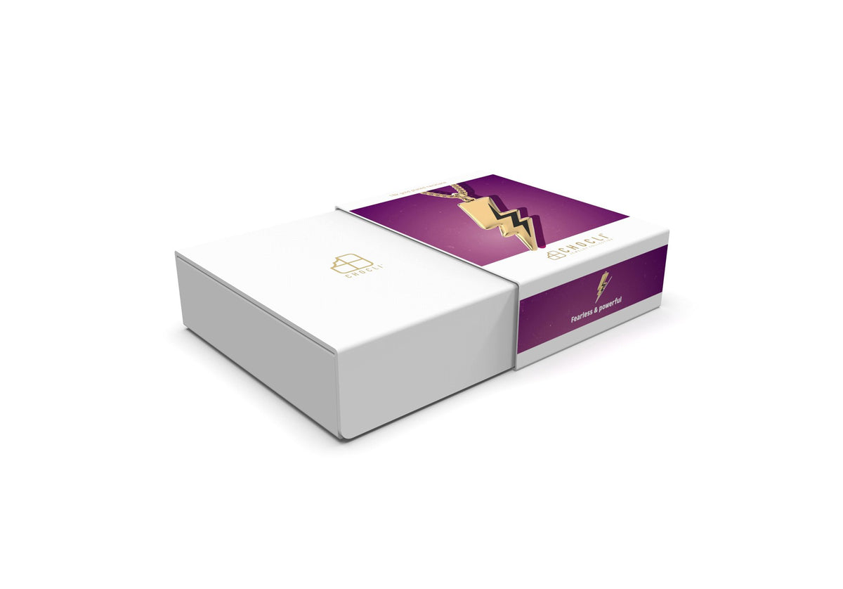Chocli-18 Ayar Altın Kaplama şimşek Kolye-Kolye-5-roqelvaxirum.shop