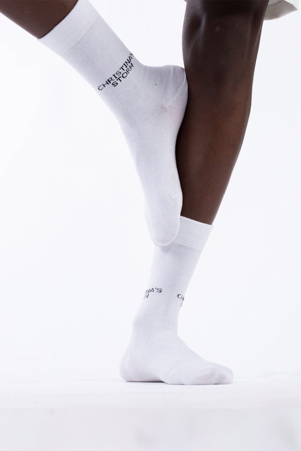 Christina's Storm-Comfy Cs Socks White-Çorap-1-roqelvaxirum.shop