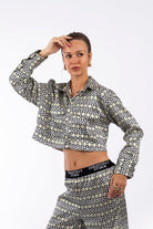 Christina's Storm-Stylish Goddess Crop Shirt-Gömlek-1-roqelvaxirum.shop